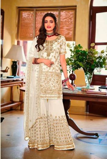 EB 1364 BY OS DESIGNER GEORGETTE SALWAR SUIT WHOLESALER IN INDIA